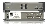 IOGEAR GCS1762 2 Port DVI KVM with Cables Bundled with GKM531RA Wireless Keyboard and Mouse
