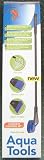 Aqua Tools Aquarium Fish Tank 4 in1 Algae Scraper, Glass Cleaner, Gravel Rake, Fish Net KIT Outdoor Living