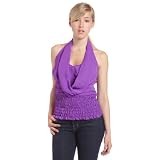 XOXO Junior's Smocked Waist Halter Top
