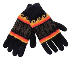 Alpaca Natural Fiber Gloves - Andean Sunset II (One Size Fits Most Men/women)