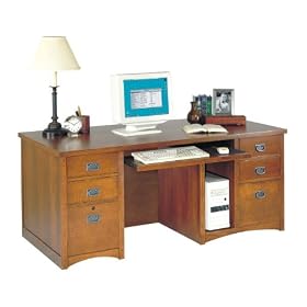 Mission Oak Computer Desk Mission Oak by Kathy Ireland Martin