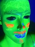 Produkt-Bild: SET 5x Neon UV Farbe Bodypainting K&ouml;rpermalfarbe Schwarzlicht Schminke Bodypaint GOA K&ouml;rperfarbe leuchtend