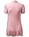 J.TOMSON Womens Short Sleeve Asymmetrical Rayon Open Cardigan