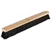 Weiler 25235 Polypropylene, Polystyrene Medium Sweep Floor Brush with Wood Handle, 2-1/2" Head Width, 24" Overall Length, Natural