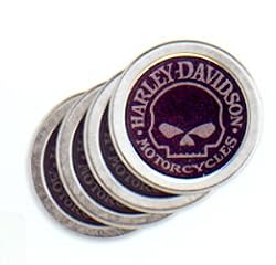 Harley-Davidson Skull Coasters Set. 99356-09V