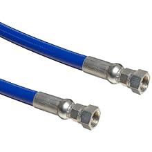 Small Parts 4910 Blue Engineering Thermoplastic Polyurethane Paint Spray Hose Assembly, FNPSM