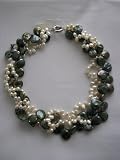 Freshwater Pearl, Mother-of-pearl Handmade Necklace