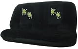 Love Green Frogs Gem Crystals Studded Rhinestone Car Truck Bench Seat Covers