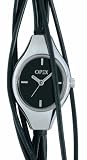 Opex - 2341B1 - Montre Mode Femme - Filante - Quartz analogique - Brins Cuir noirs