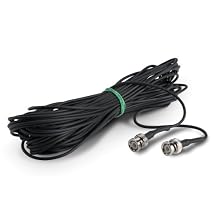 Hanna Instruments HI7858/10 Connection Cable with BNC and BNC Connectors, 3mm Diameter x 10m Length