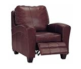 Home Styles 5600-10-1001 Montclaire Leather Recliner-Burgundy
