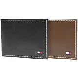 Tommy Hilfiger Accented Stitch Multi-Card Passcase Wallet & Valet Gift Box