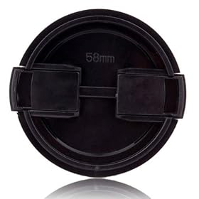 Click here to buy 58mm Snap-On Universal Lens Cap by Neewer.