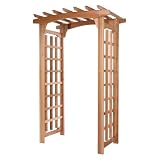 Western Red Cedar Wood Outdoor Garden Pagoda Arbor by All Things Cedar