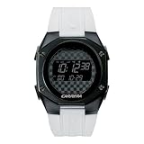 Carrera Mens CW069451003 Cool LCD White Strap Watch by Carrera