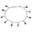 Sterling Silver Ankle Bracelet Pair Indian Foot Jewelry 19 Grams 9.75 inches
