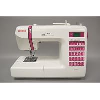 Janome DC2011 Computerized Sewing Machine with 50 Built-In Stitches w/ Hard Case + Walking Foot + 1/4 Foot and More