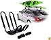 TMS KAYAK-RK-J(1BOX) Universal Roof J Rack Kayak Boat Canoe Surf Ski Car Top Carrier