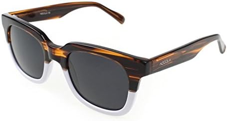 NOCOLA 2016 womens Anti-uv acetate frame two-tone Polarized UV400 Wayfarer Sunglasses - Amber White