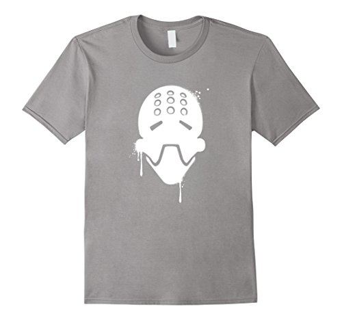 Men's Overwatch Zenyatta Icon Spray Tee Shirt Medium Slate