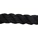 Ravenox Fms Natural Twisted Cotton Rope | (Black)(1/2 Inch x 50 Feet) | Made in USA | Strong Triple-Strand Rope for Sports, Decor, Pet Toys, Crafts, Macrame & Indoor Outdoor Use