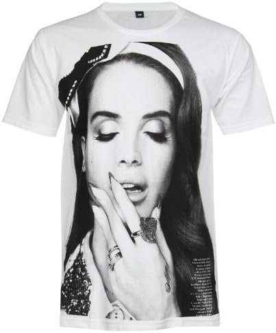 GlobalWish Lana Del Rey T-Shirt Singer Lovely New White Tee
