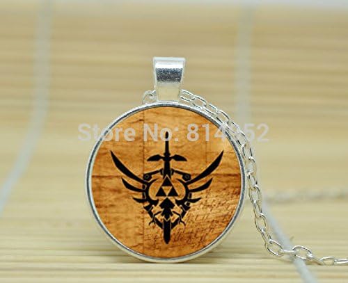 VintaStore Art Glass Necklace Legend Of Zelda Skyward Sword Necklace Jewelry A4297