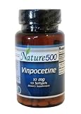 Nature500 Vinpocetine 10mg Herbal Supplement Enhance Memory, Concentration & Blood circulation