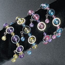 Beaded Charm Bracelets (3/pkg)