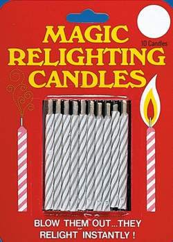 Magic Relighting Birthday Candles