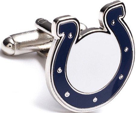 Cufflinks Inc Men's Indianapolis Colts Cufflinks Blue/White