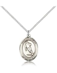 Sterling Silver St. Sebastian / Rugby Pendant