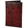 RFID Blocking Leather Passport Case (Wine)