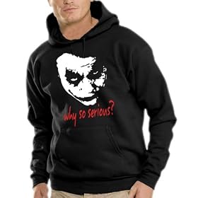 Joker - Why so serious? Hooded Sweatshirt - Pullover S-XXXL diff. Color