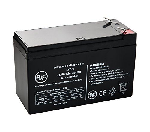 AJCBattery Compatible with Prince Model 4 12V 7Ah Tennis Ball Machine Battery