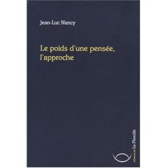 Le poids d'une pens�e, l'approche