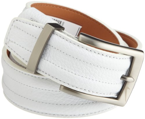 NIKE Golf Basic Tripunto G-Flex Belt (White, 38)