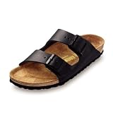 Birkenstock Arizona Black Leather Unisex Sandal by Birkenstock