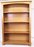 Hampshire solid pine 4 shelf book case.