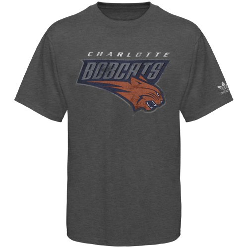 NBA Charlotte Bobcats Better Logo Tri Blend Tee (Black, XX-Large)