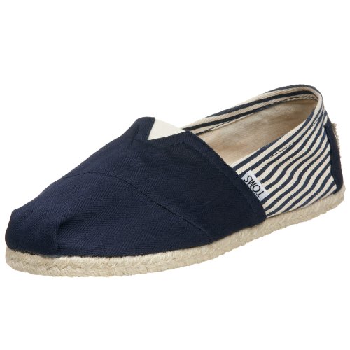 Toms University Rope Soles Blue 10 UK