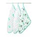 aden + anais 3 Pack Muslin Washcloths, Hide and Sea