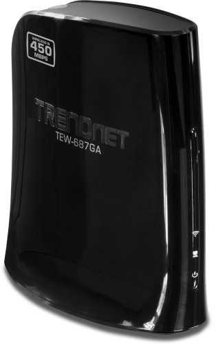TRENDnet 450 Mbps Wireless N Gaming Adapter TEW-687GA (Black)