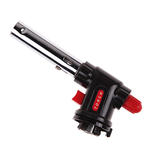 Butane Gas Blow Torch Auto Ignition Outdoor Welding BBQ Tool Burner Flamethrower