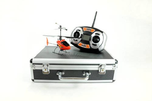 Imagen 1 de NineEagles 25044 - Helicóptero en miniatura por control remoto de 4 canales, 2,4 GHz, carcasa de aluminio [Importado de Alemania]