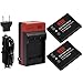 EZOPower 2 x EN-EL19 / ENEL19 Rechargeable Li-ion Battery + Travel Charger with EU/Car Adapter for Nikon COOLPIX S3500, S6600, S6500, S5200, S6400, S4300, S4200, S4100, S3300, S3100, S100, S2500 Digital Camera