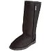 Koolaburra Unisex Tall Classic With Braid Boot,Black,Men's 7 M/Women's 8 M