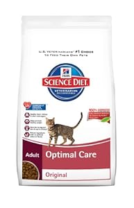 Hill's Science Diet Adult Optimal Care Original Dry Cat Food, 17.5-Pound Bag Hill's Science Diet Adult Optimal Care Original Dry Cat Food, 17.5-Pound Bag