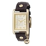 Michael Kors Womens MK2166 Charm Chocolate Lea