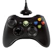 Xbox 360 ワイヤレス コントローラー (リキッド ブラック)プレイ & チャージ パック